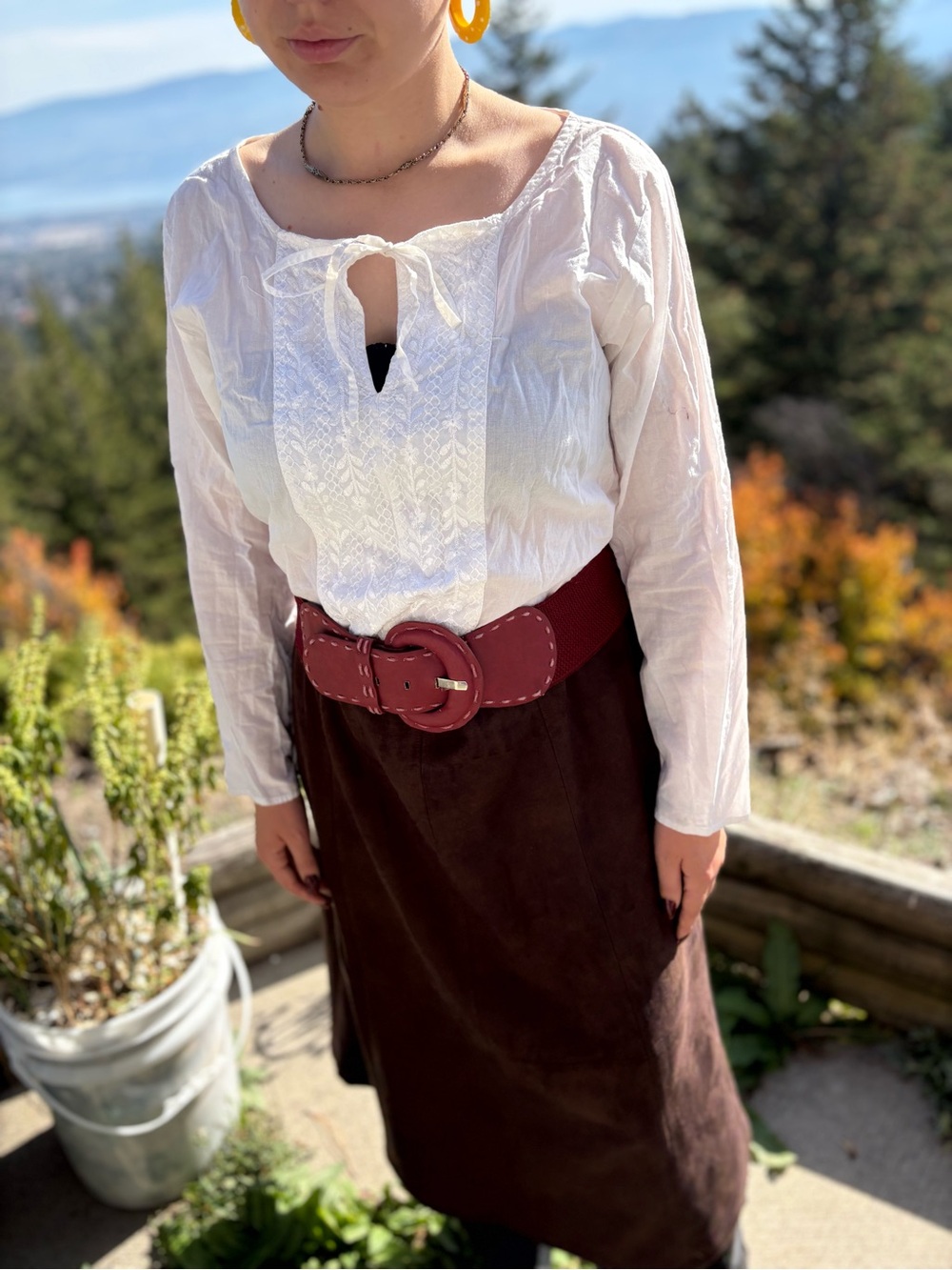 Ladies White Express Blouse